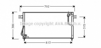 AVA QUALITY COOLING mt5146 -  Конденсатор, кондиционер